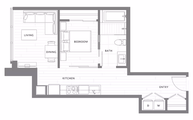 Unit N-1220 N-1220 floor plan